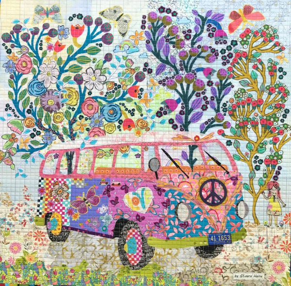 Love Bus Collage Quilt Pattern by Laura Heine