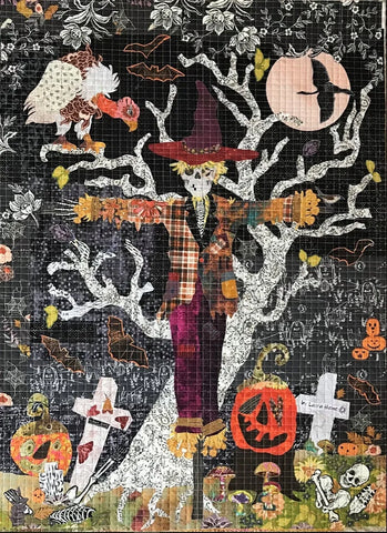 Scarecrow Collage Quilt Pattern by Laura Heine